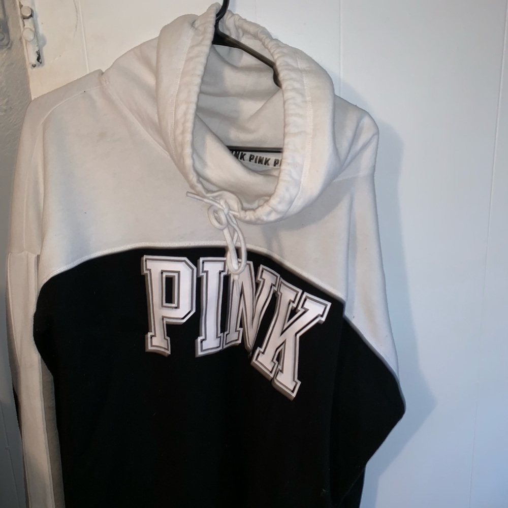 Ink cowl neck hoodie